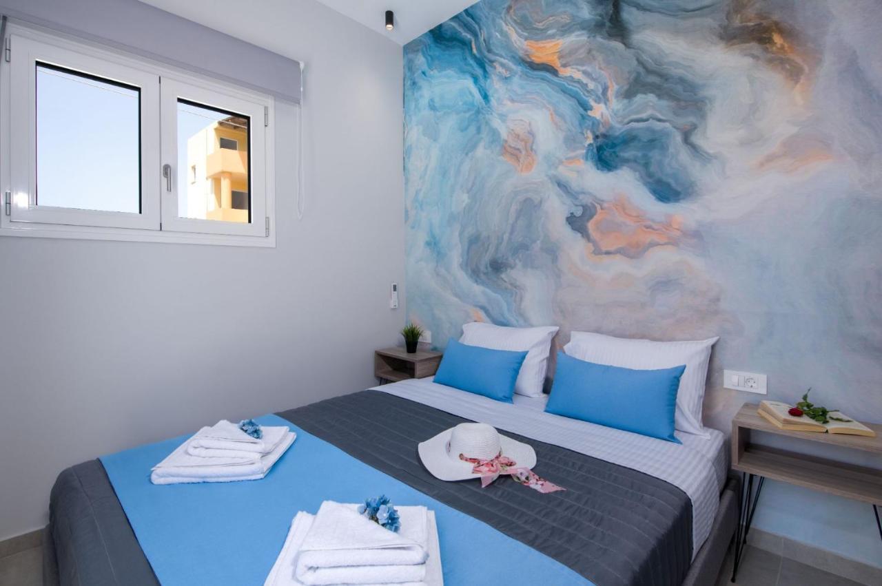 Luxury Villa Eva-Mari With Jacuzzi, 50M From The Beach Stalós Exterior foto