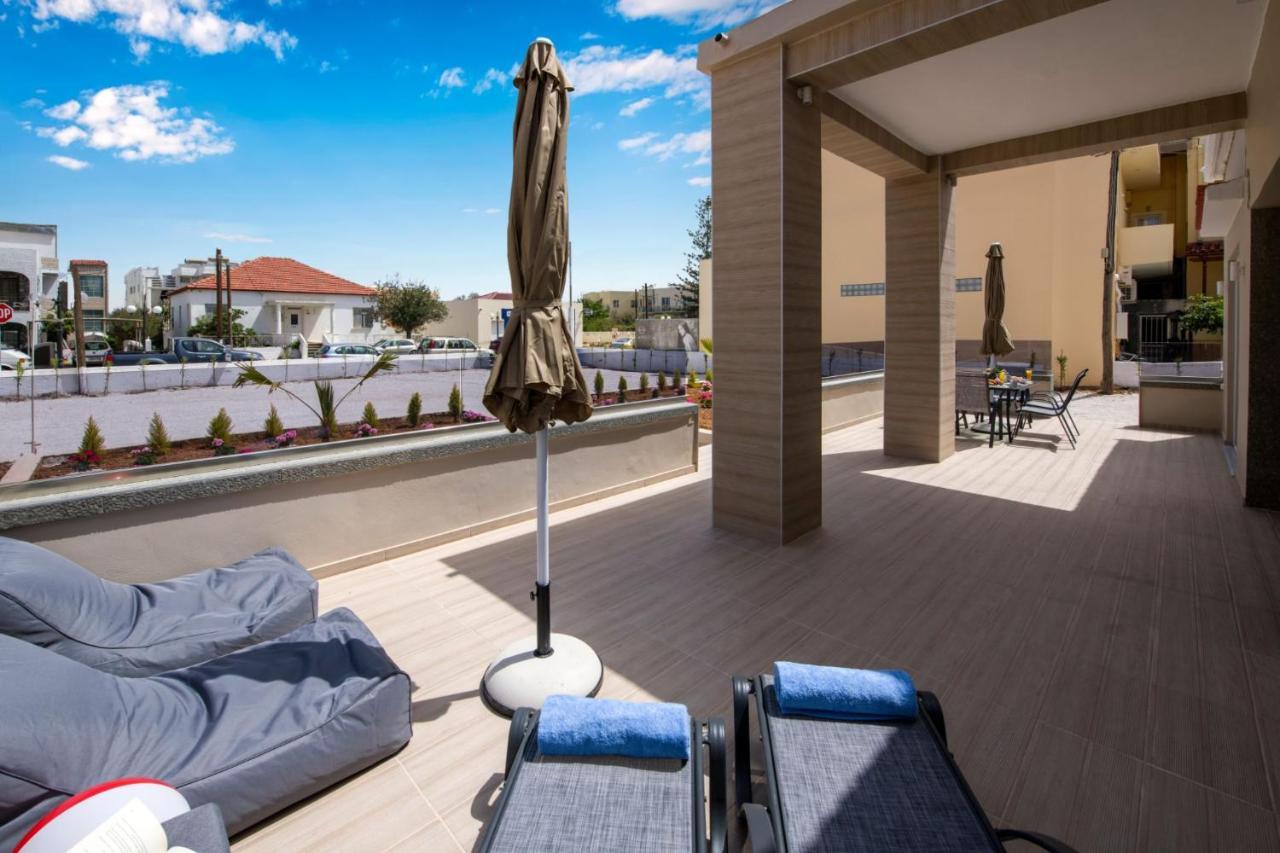 Luxury Villa Eva-Mari With Jacuzzi, 50M From The Beach Stalós Exterior foto