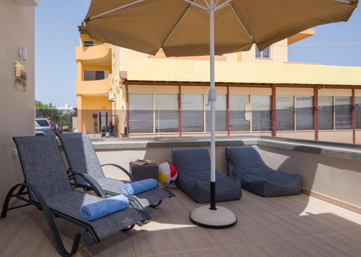 Luxury Villa Eva-Mari With Jacuzzi, 50M From The Beach Stalós Exterior foto
