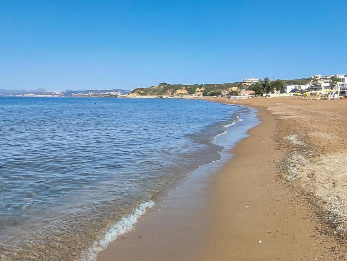 Luxury Villa Eva-Mari With Jacuzzi, 50M From The Beach Stalós Exterior foto